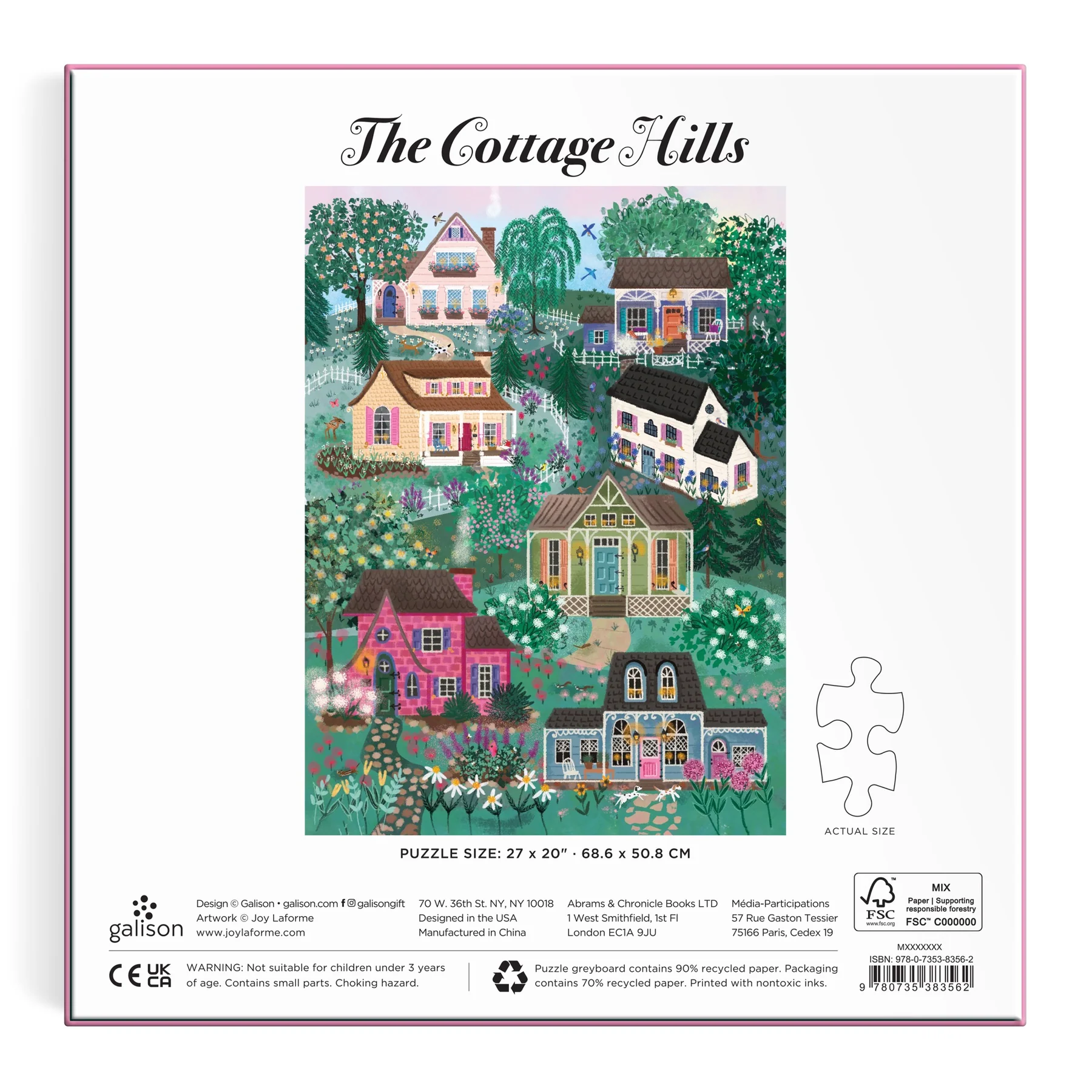 Joy Laforme The Cottage Hills 1000 Piece Puzzle - 6