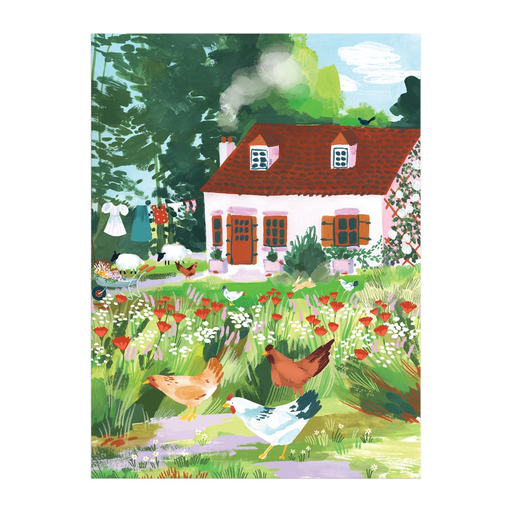 Cottage Wildflowers 1000 Piece Puzzle - 5