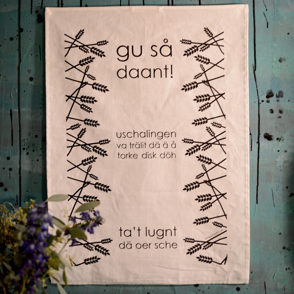 gift set ÖSCHÖTTE GUSCHELOV tea towel TORKE DISK + dishcloth ÖSCHÖTTE - 3