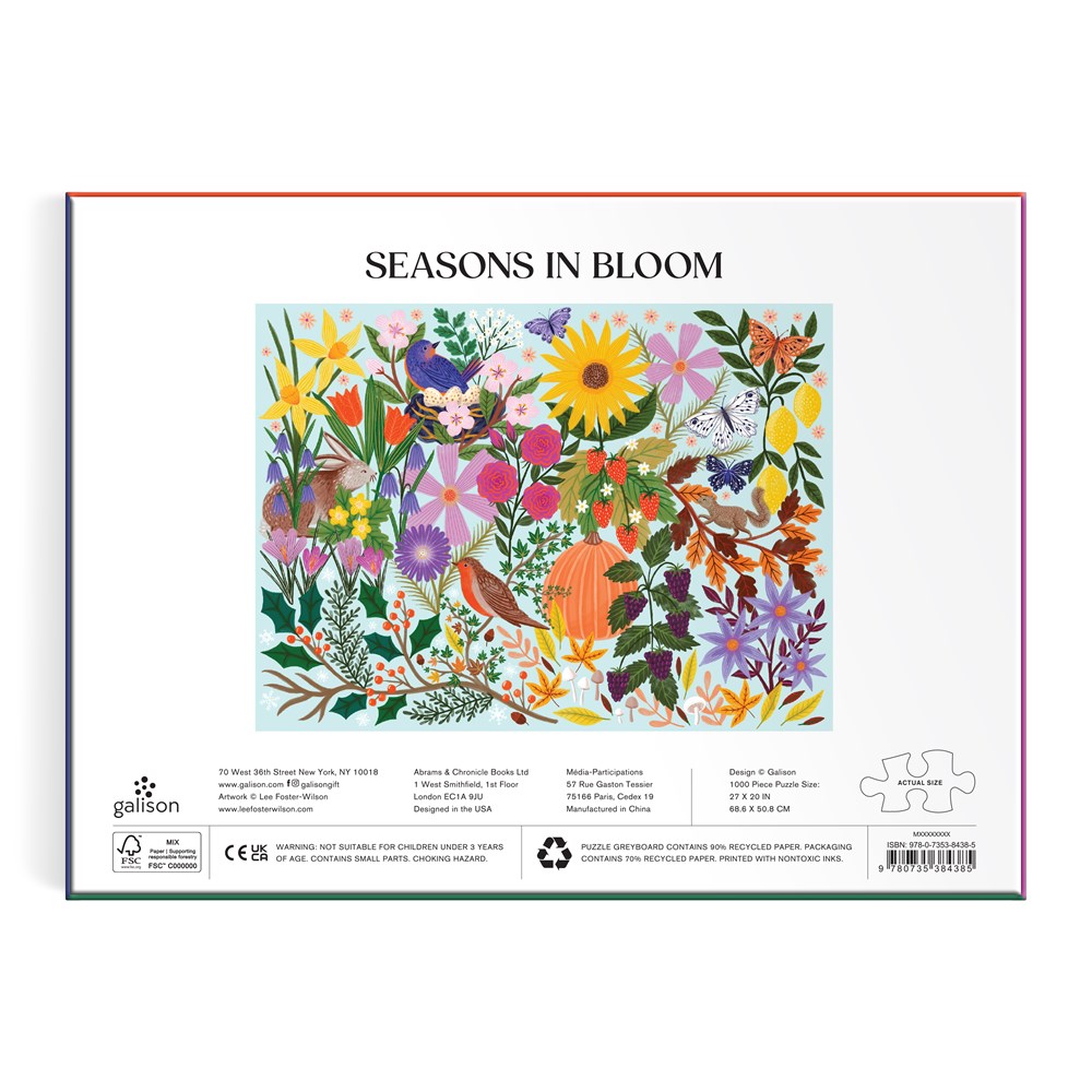 Seasons in Bloom 1000 Piece Puzzle - 6