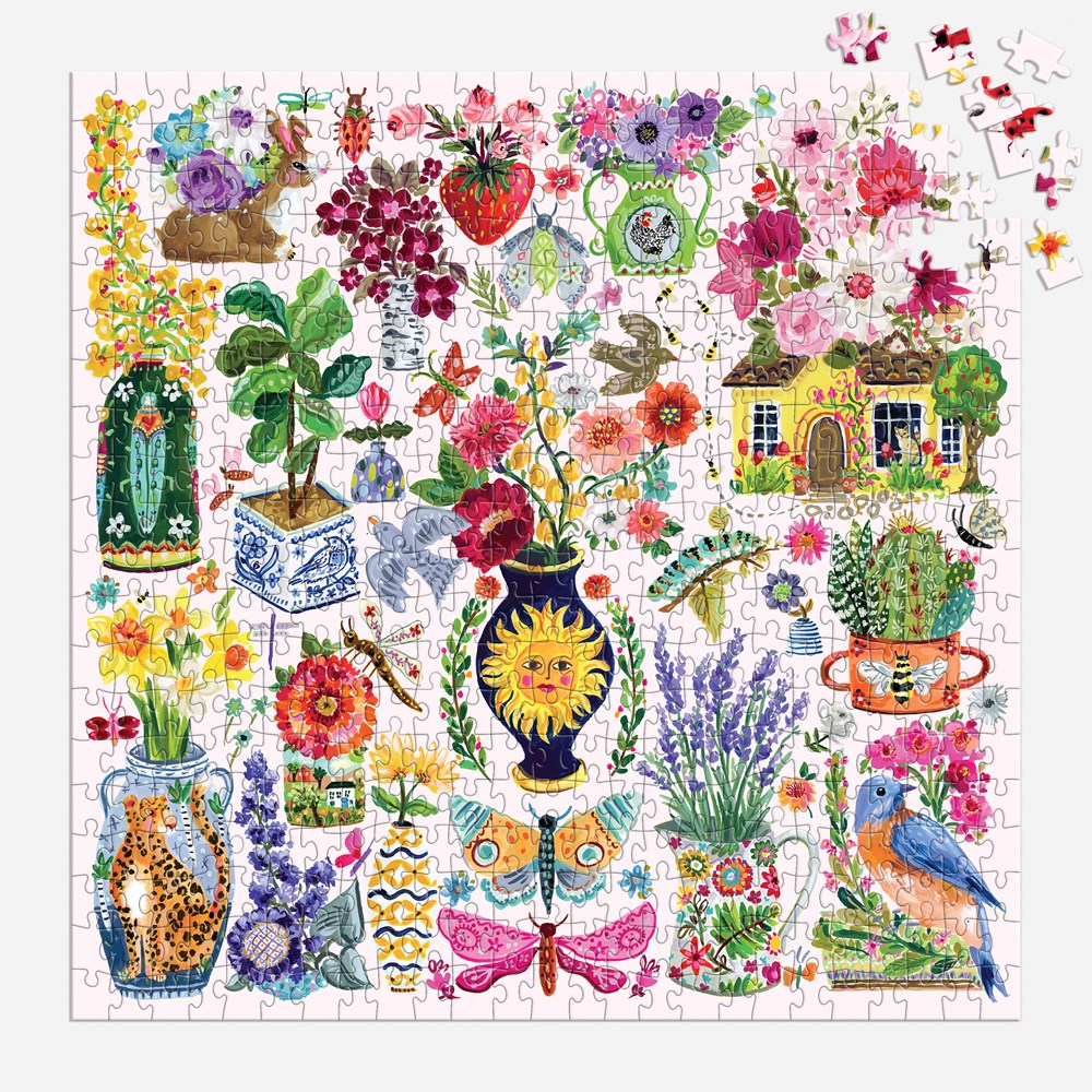 Buzzy Bouquets 500 Piece Puzzle - 4