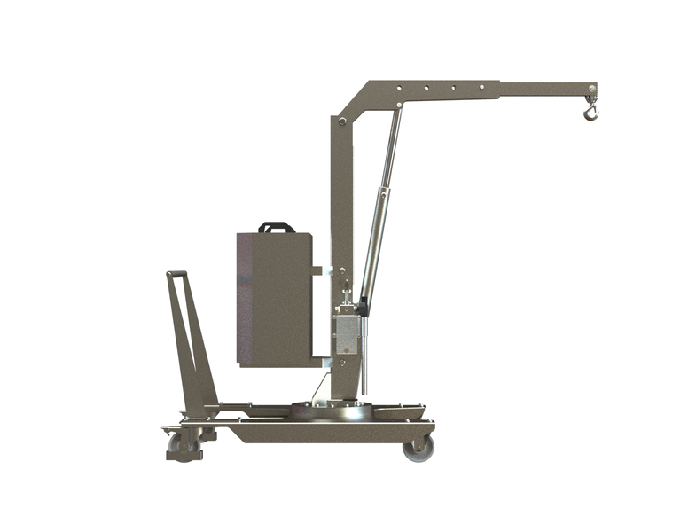 Mobil verkstadskran 01M5AISI, Maxlast: 500-205 kg / Max utligg : 770 mm