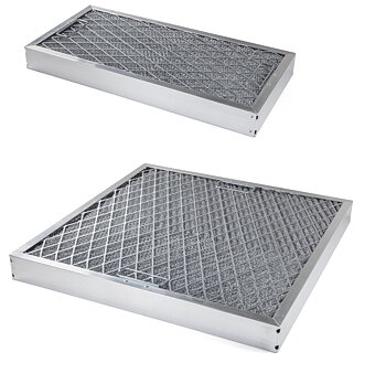 Fettfilter med aluminiumram och förzinkad tråd