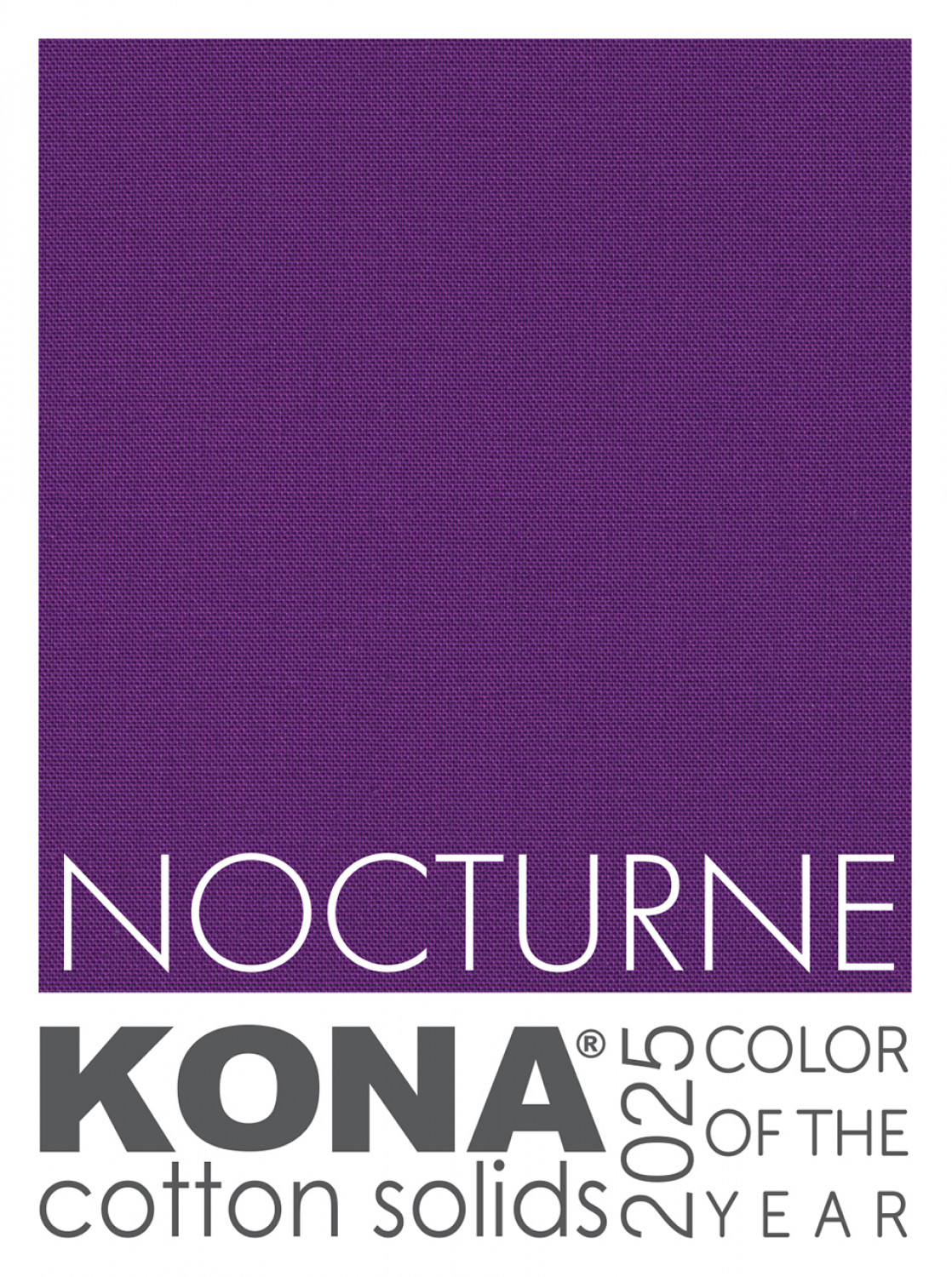 "Nocturne " Kona Cotton Solid Color of the Year 2025