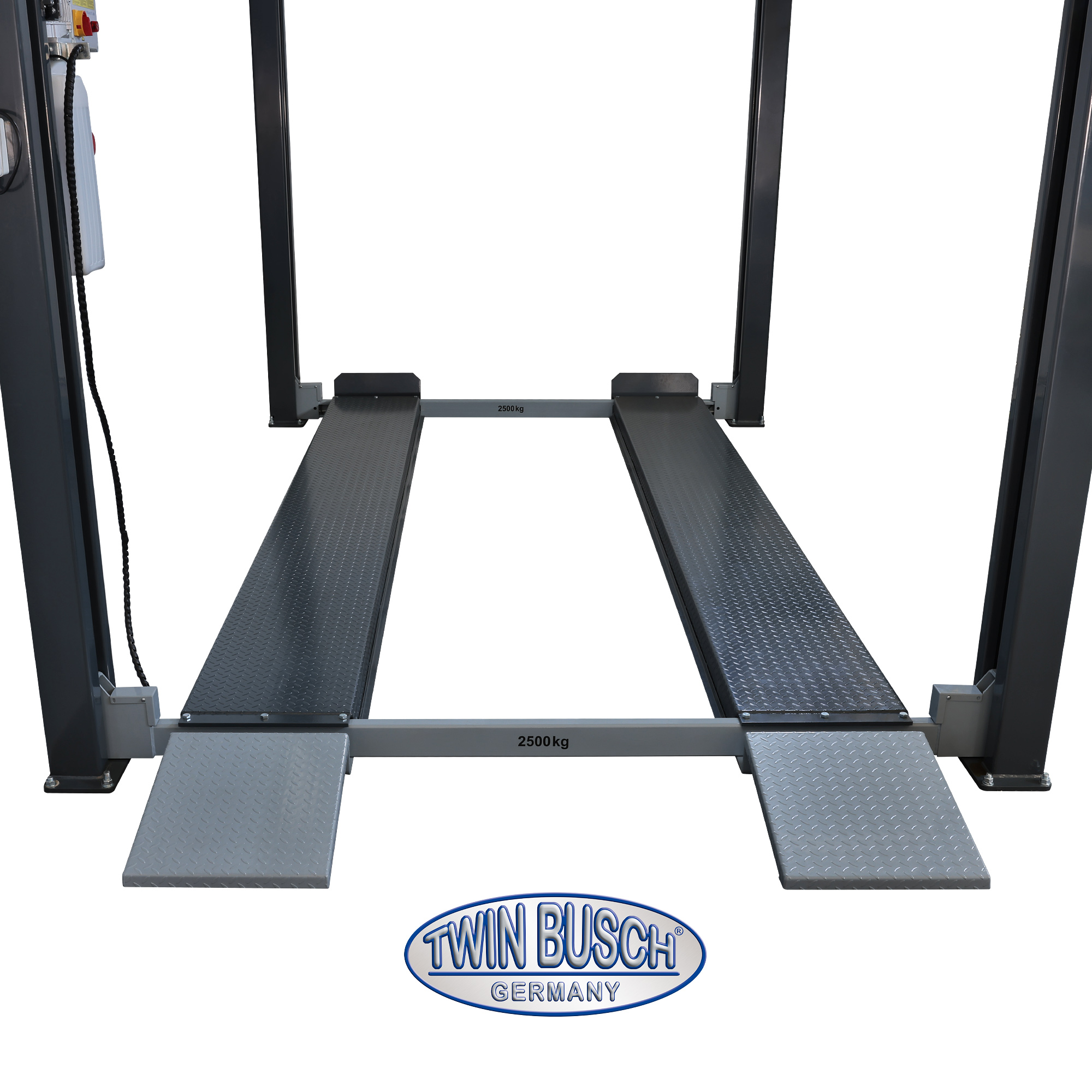 Fyrpelarlyft Parkering Trippel 4,5 t Grey Line - 13