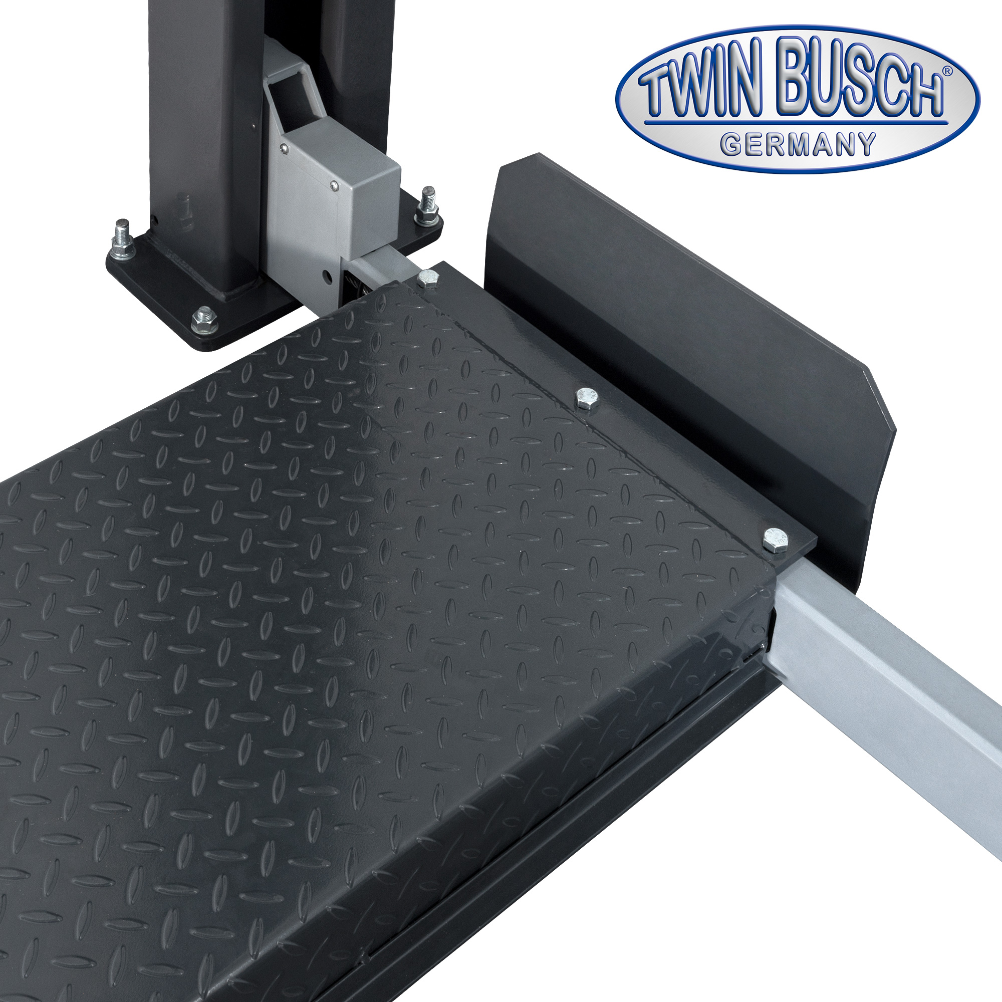Fyrpelarlyft Parkering Trippel 4,5 t Grey Line - 8