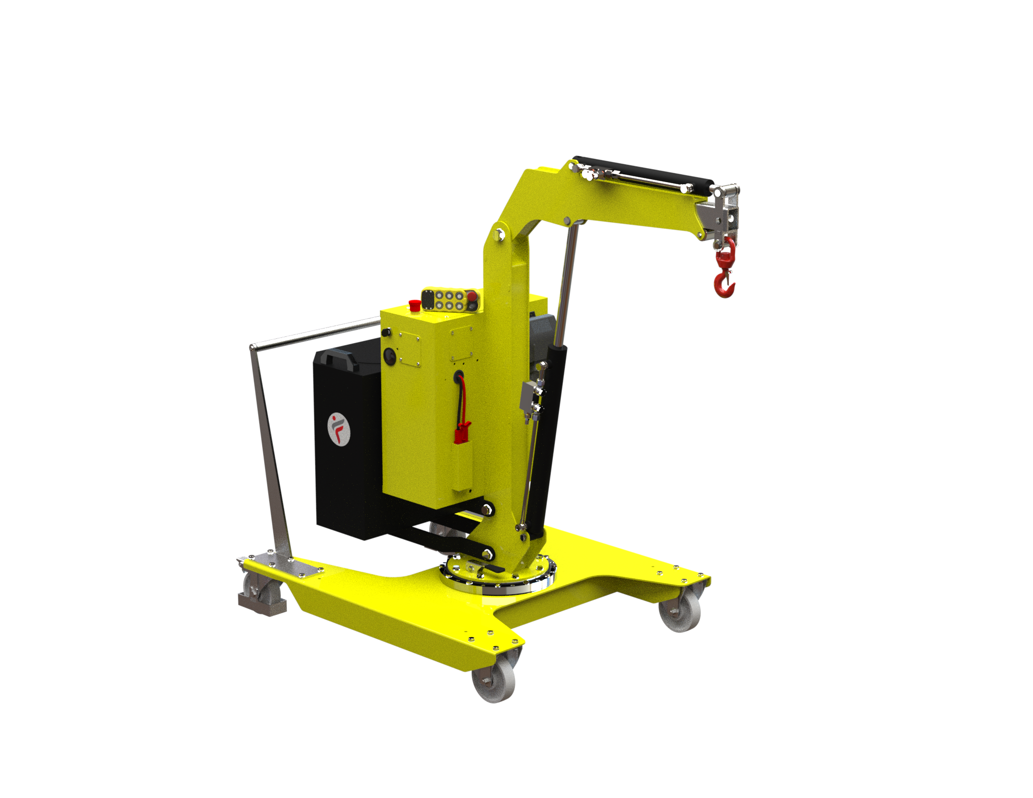 Mobil verkstadskran 01B5SER_400, Maxlast: 500-260 kg / armlängd: 843 mm