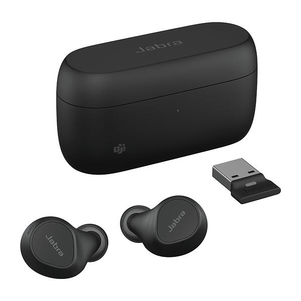 Jabra Evolve2 USB-A MS Wireless In Ear - Svart - Original