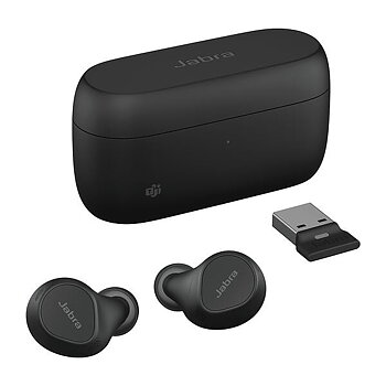 Jabra Evolve2 USB-A MS Wireless In Ear - Svart - Original