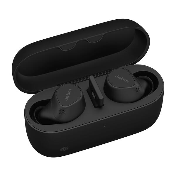 Jabra Evolve2 USB-A MS Wireless In Ear - Svart - Original - 3