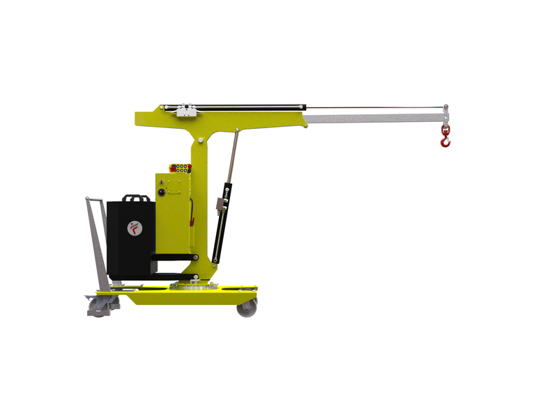 Mobil verkstadskran 01B2SER_1000, Maxlast: 200-60 kg / Max utligg : 1440 mm