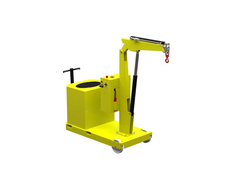 Mobil verkstadskran GZ1000BSE, Maxlast: 1000-400 kg / Max utligg : 1225 mm - 5