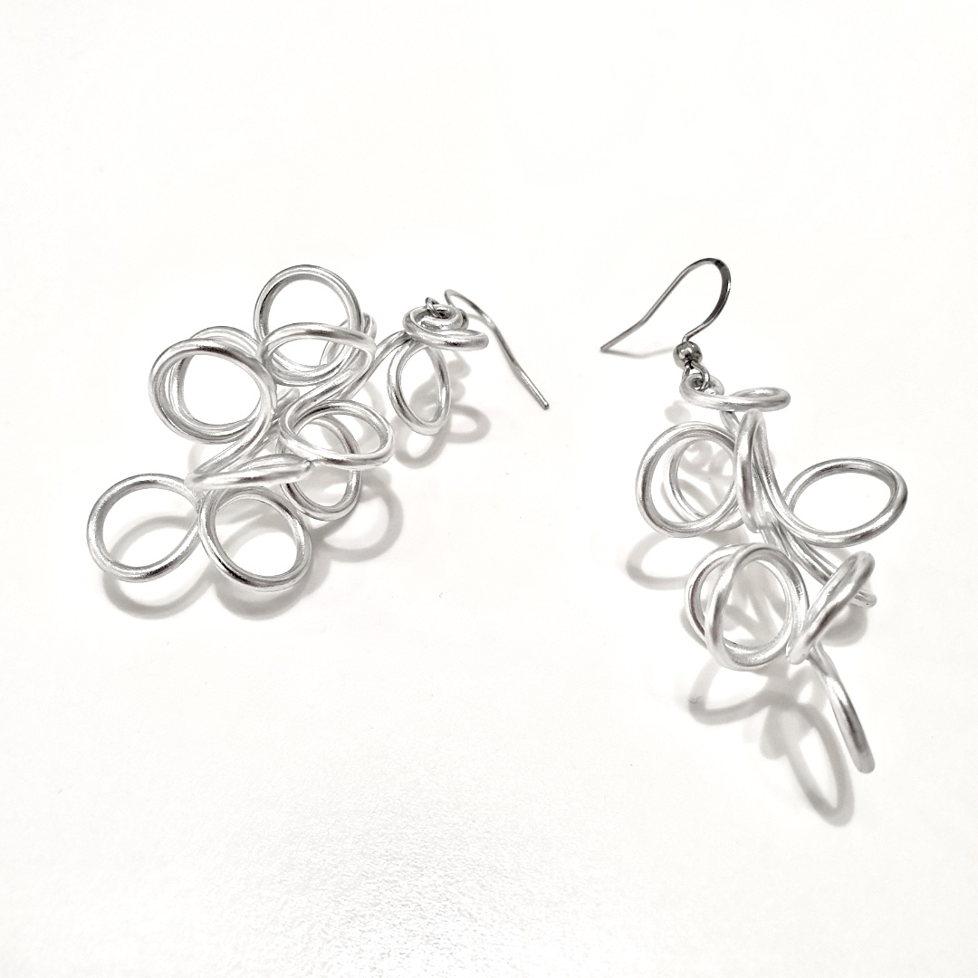 Earrings Trassel Silver
