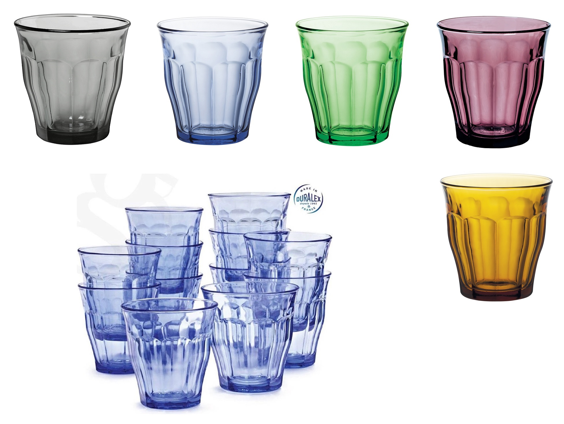 Färgat Glas Dricksglas 25 cl Picardie Duralex