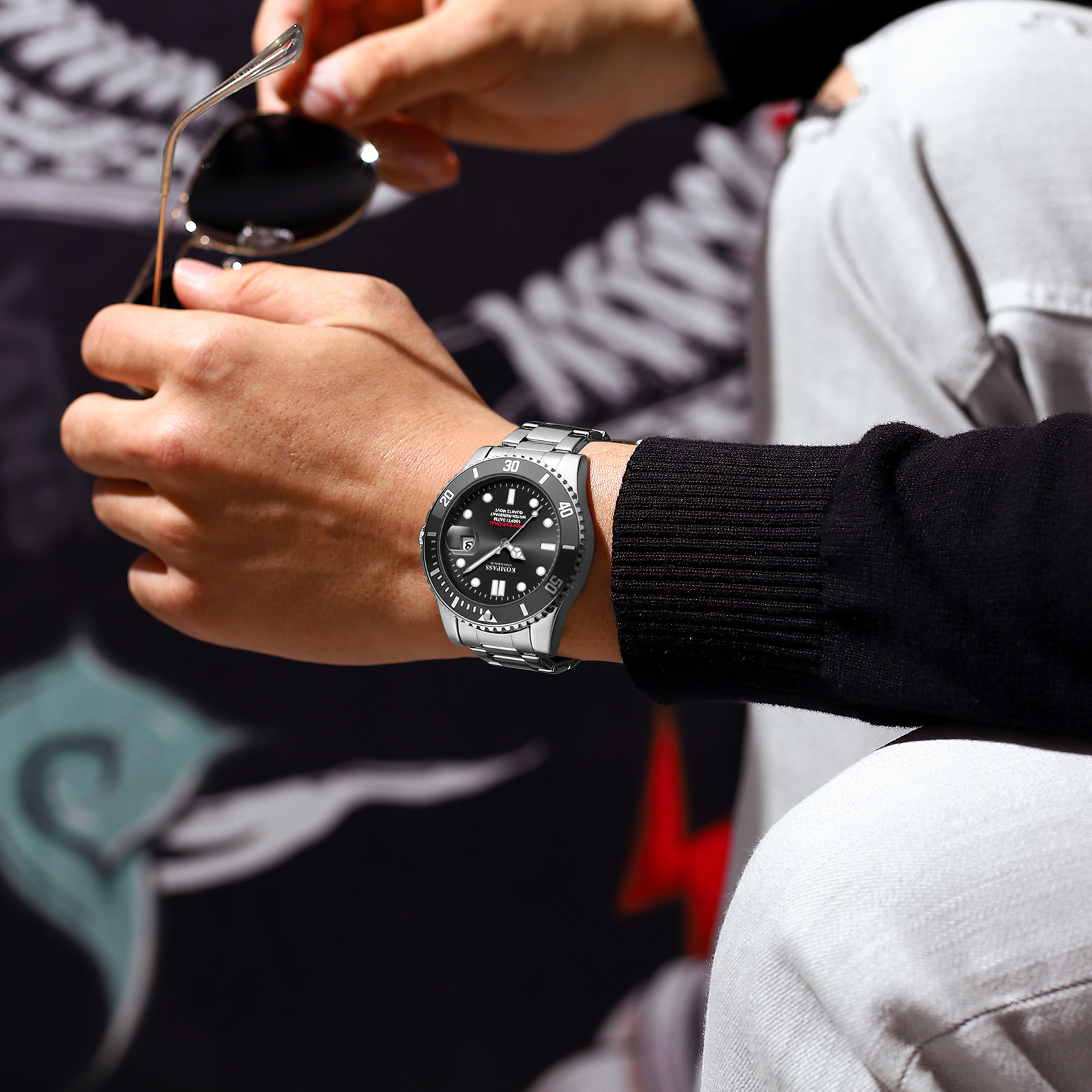 Kompass Grand Diver Black - 8