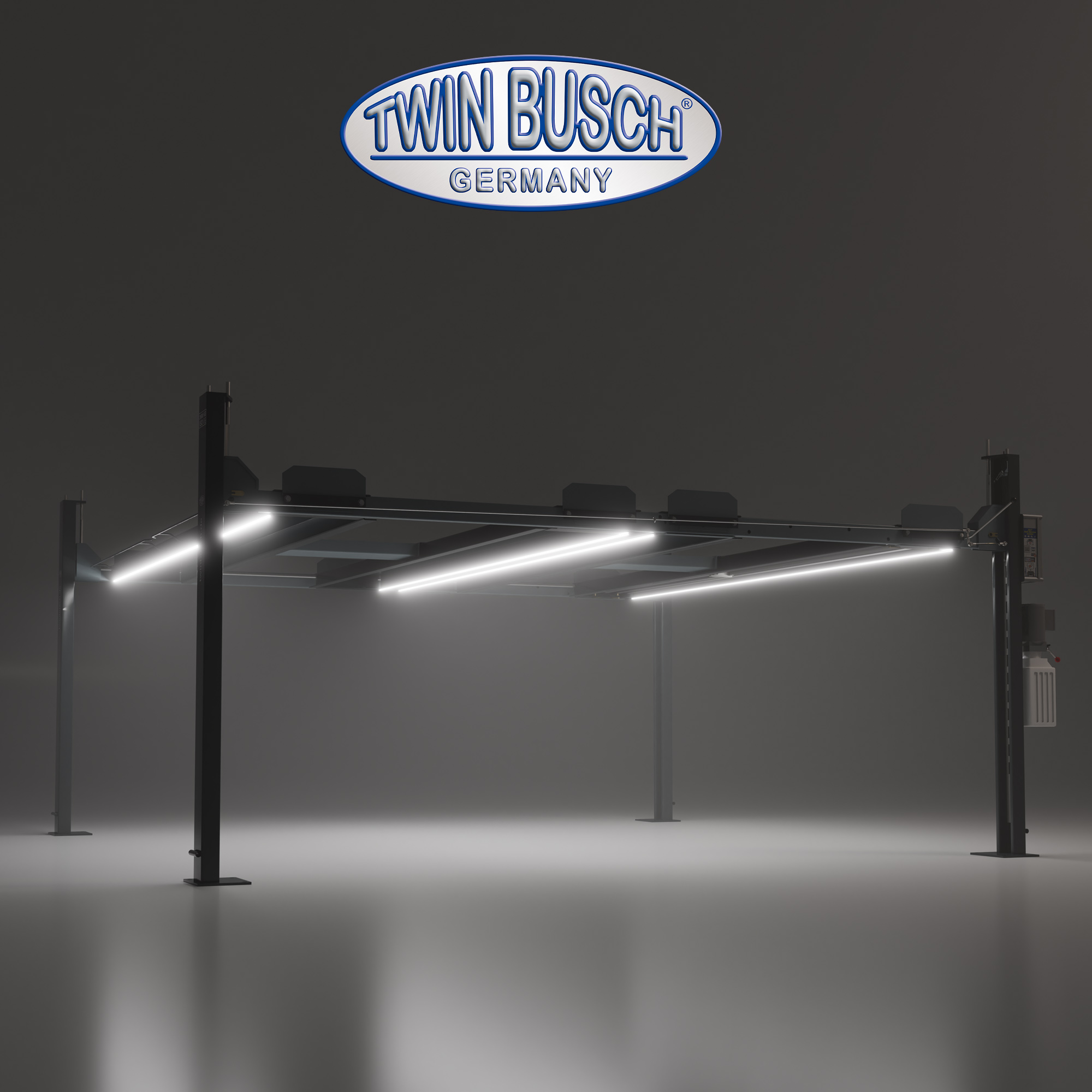 LED-belysning till fyrpelarlyft TW436 (dubbel)