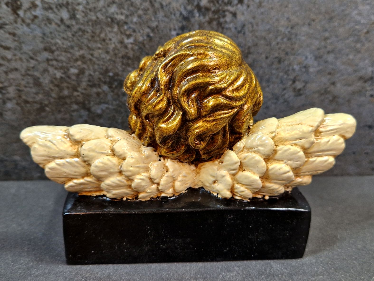 Ängel på platta - Staty - 10cm - 2