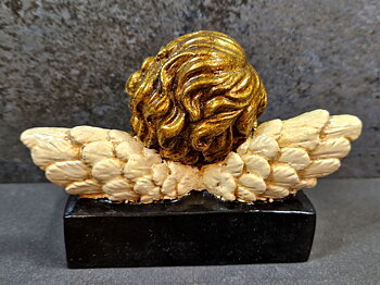Ängel på platta - Staty - 10cm