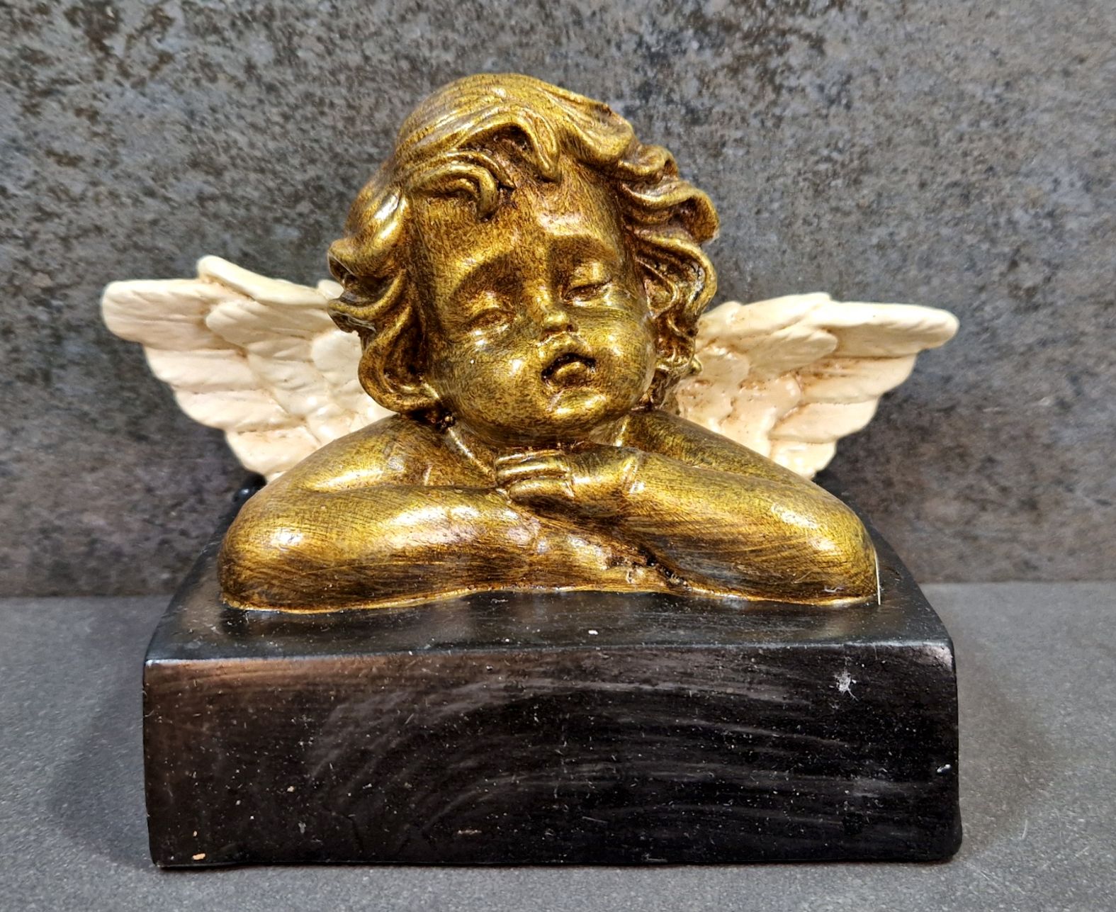 Ängel på platta - Staty - 10cm