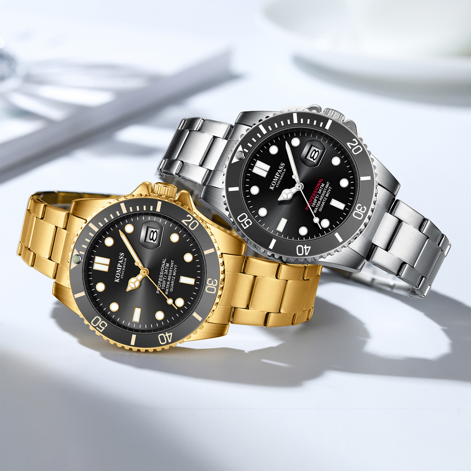 Kompass Grand Diver Gold Black - 5