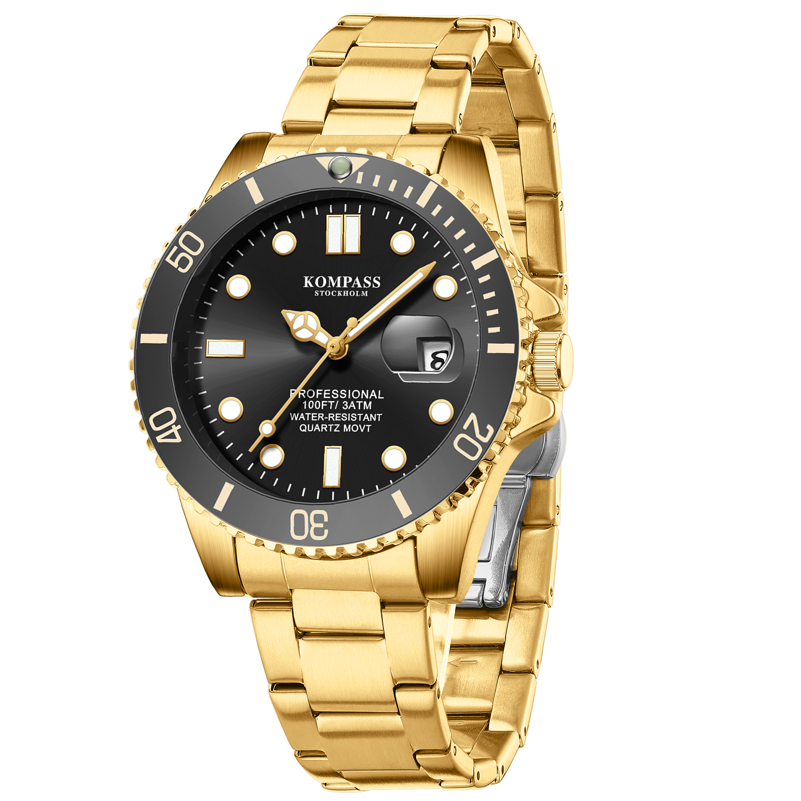 Kompass Grand Diver Gold Black - 3
