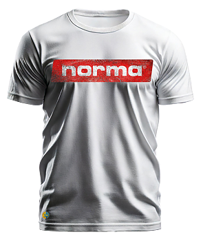 NORMA® grungy logo men's t-shirt