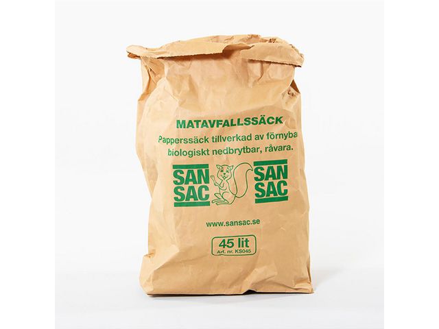 Matavfallssäck 45L, 25st/Bunt