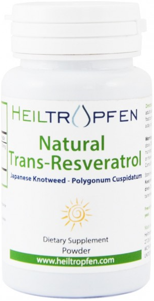 Heiltropfen Natural Trans-Resveratrol Powder – Antioxidant (50g)