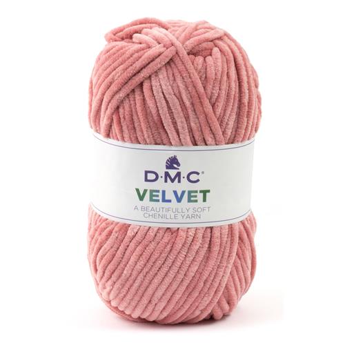 DMC Velvet013 Gammelrosa Stickfasthet 12 maskor på stickor 6,0 mm