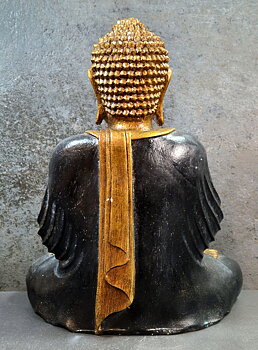 Buddha med Gyan Mudra Staty - 25 cm