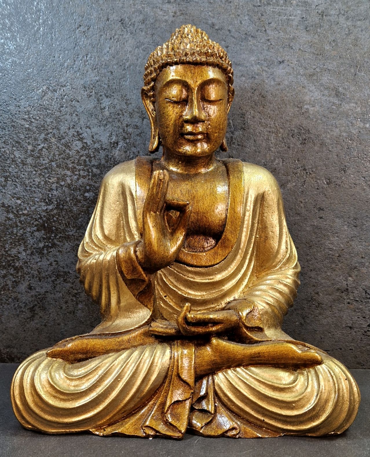 Buddha med Gyan Mudra Staty - 25 cm - 5