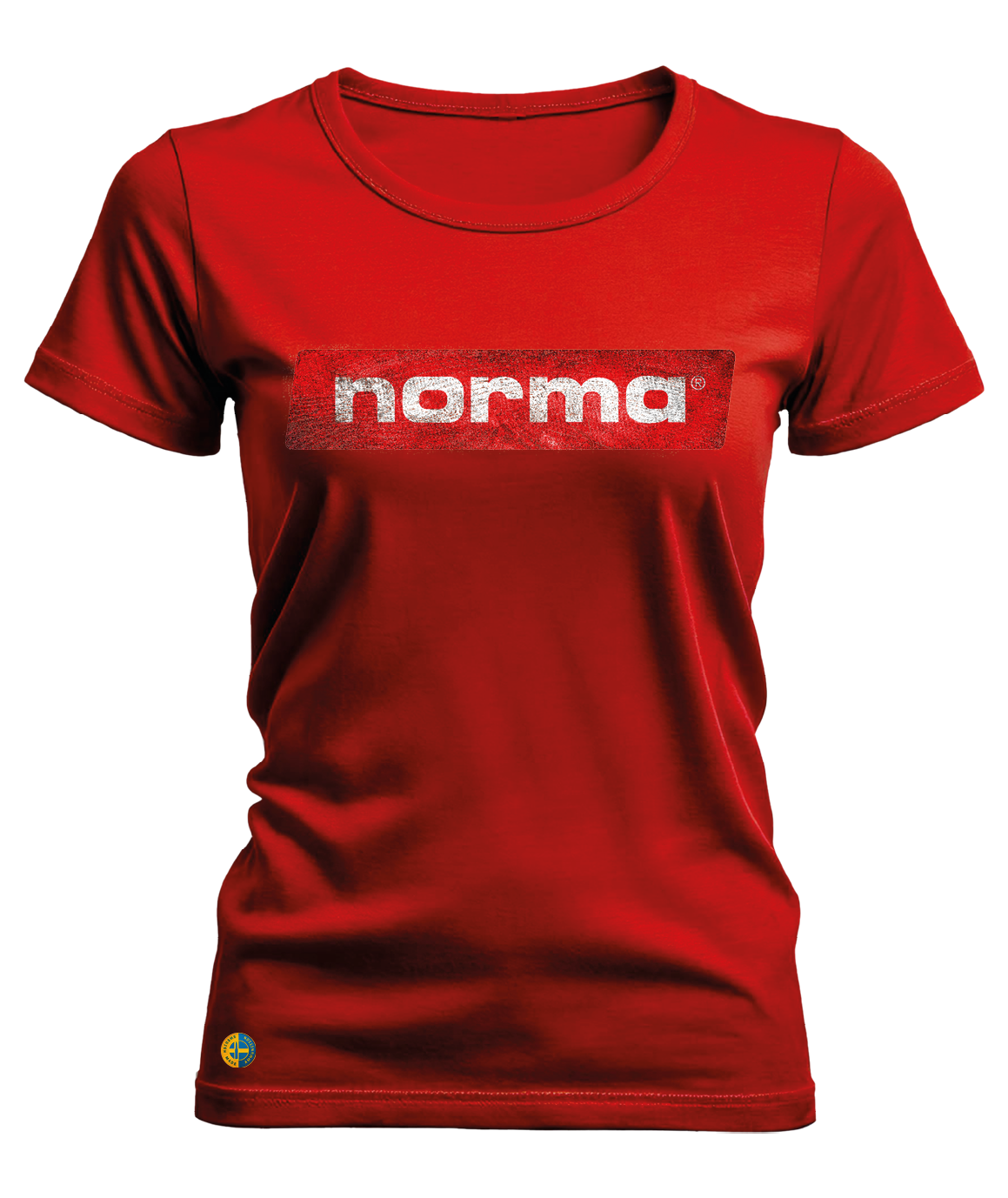 NORMA® grungy logo dam t-shirt - 5