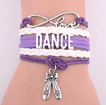 DANCE armband - lila