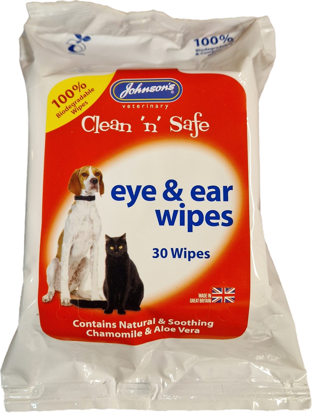 Pet wipes ögon & öron, Johnsons