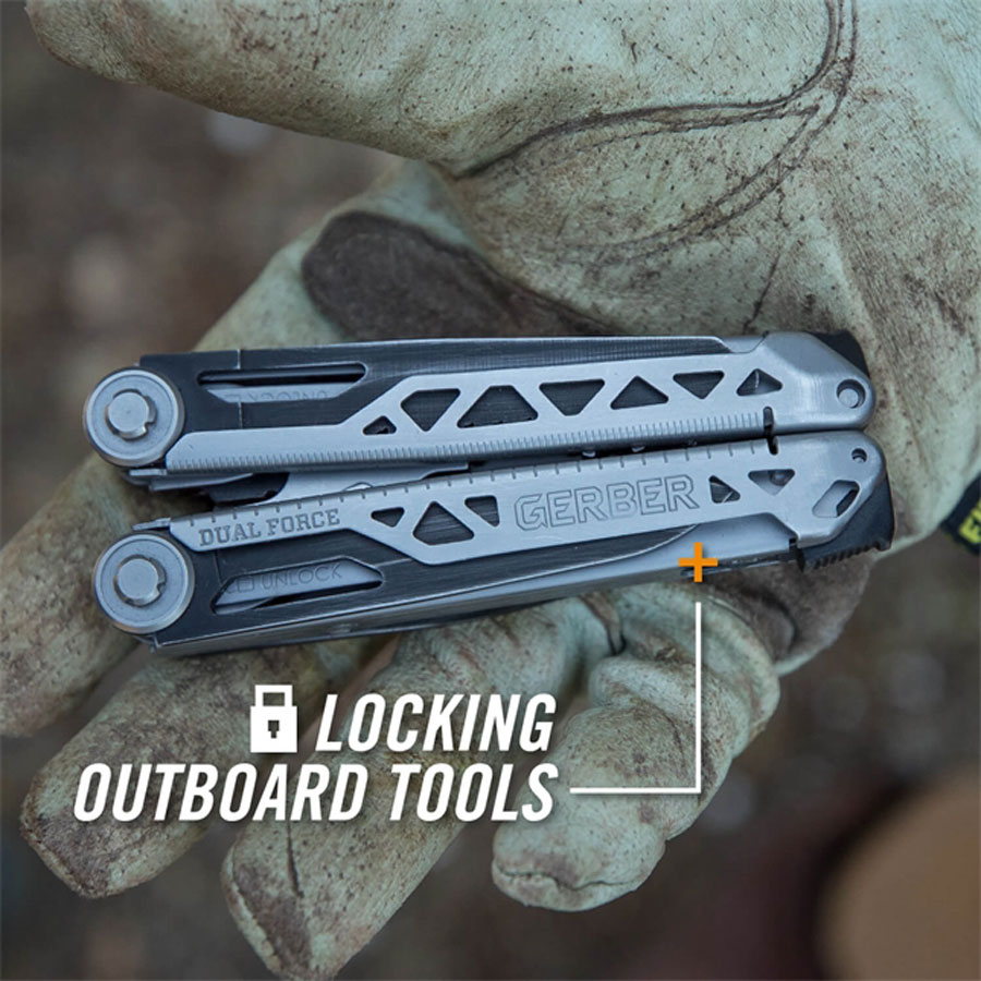 Gerber Dual Force silver multiverktyg - 9
