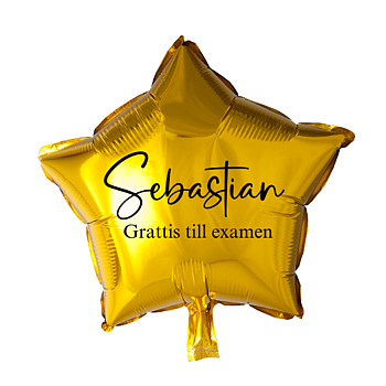 Personlig Ballong  Grattis till examen 