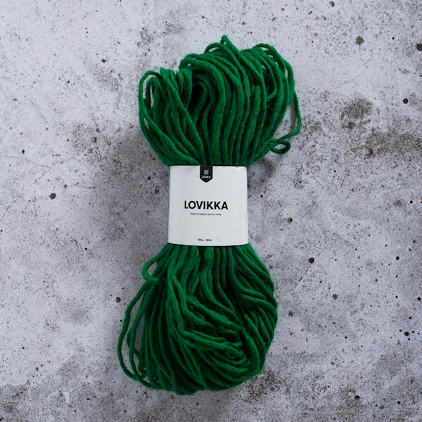 Järbo Lovikka col 7614 Grön 14 maskor/10cm Stickor 5