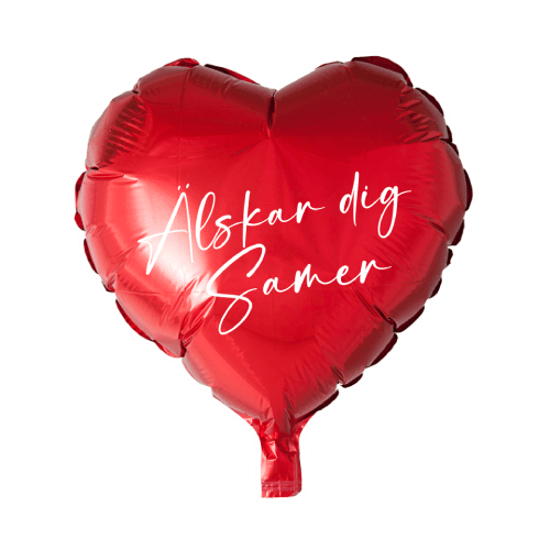 Ballong personlig Älskar dig