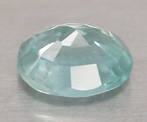 Gema suelta de circón azul natural de 0,51 ct con brillo brillante - 2