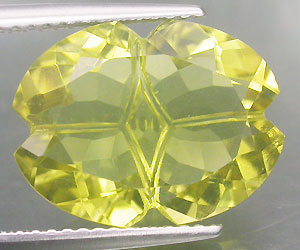 Hermosa piedra preciosa de cuarzo limón natural brillante de 6,25 ct