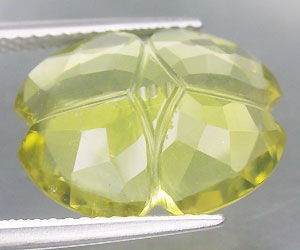 Hermosa piedra preciosa de cuarzo limón natural brillante de 6,25 ct - 3