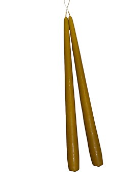 Antikljus Senap Matt 35 cm