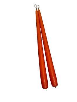 Antikljus Orange Matt 35 cm