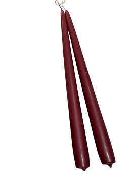 Antikljus Gammelrosa Matt 35 cm
