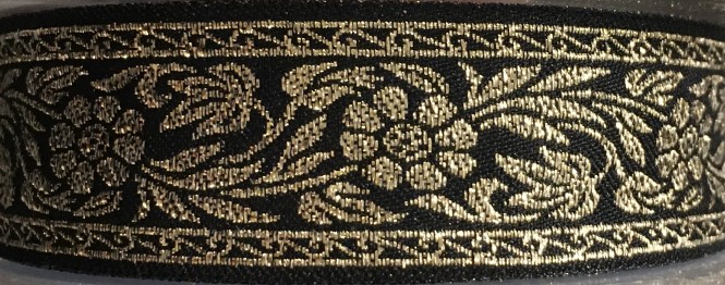 Jacquard band Guld & Silver 25
