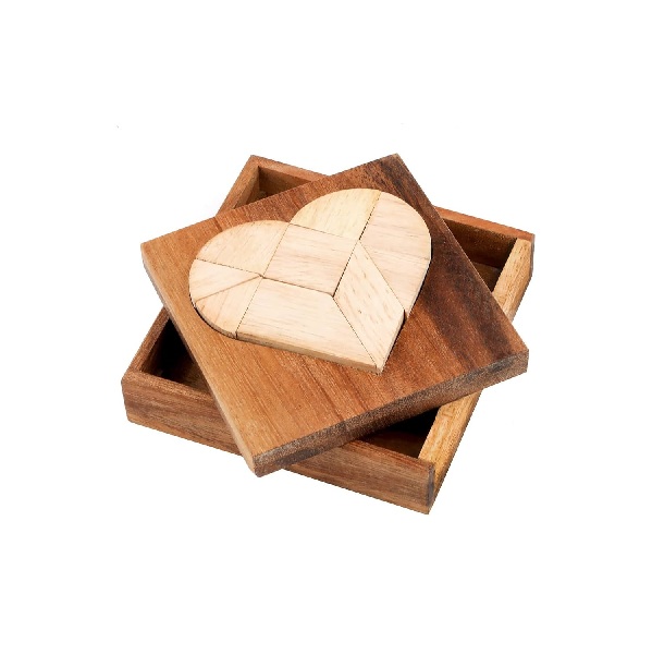 Heart tangram