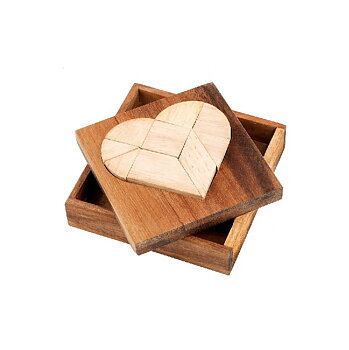 Heart tangram