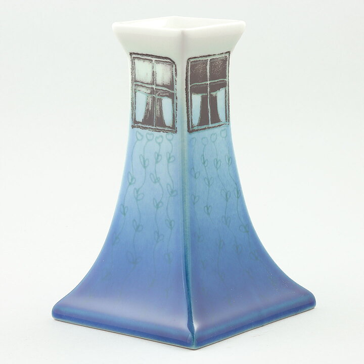 ヘルヤ・リウッコ・スンドストロム  家のキャンドルホルダー  16cm  1980年代 〈箱付き〉