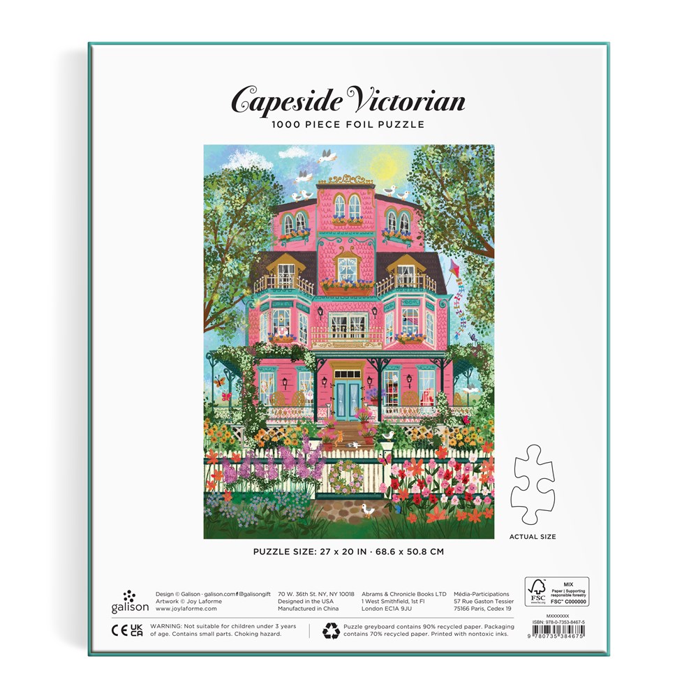 Joy Laforme Capeside Victorian 1000 Piece Foil Puzzle - 3