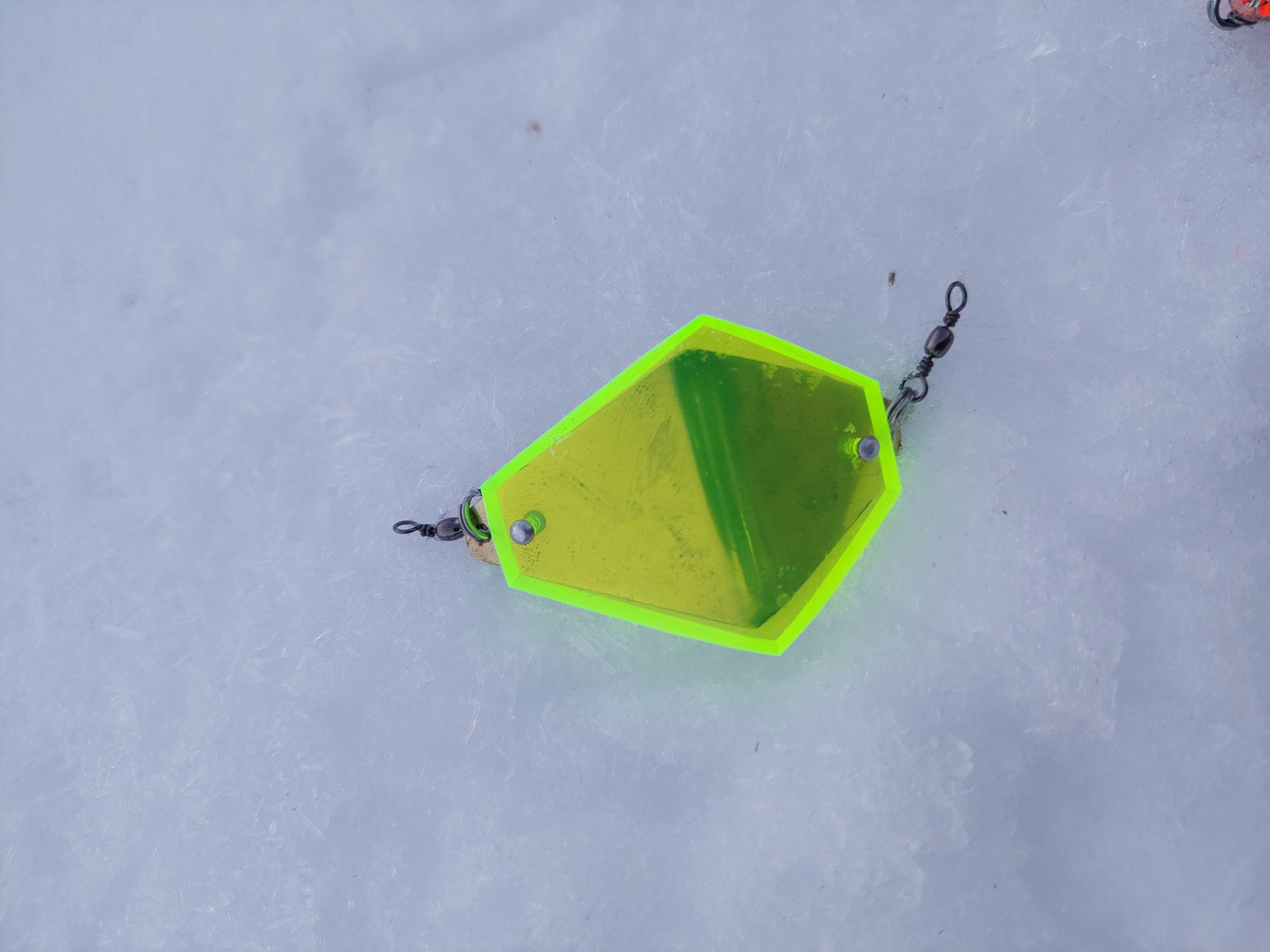 Ruter Plexi Guld/Grön